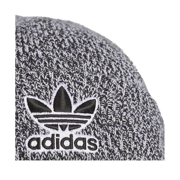 Adidas Originals Trefoil Beanie Hat Cap Adult Black/White New Unisex - Picture 3 of 4